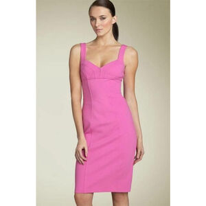 Dvf Diane von Furstenberg bubblegum Pink heron pencil Dress Size 6